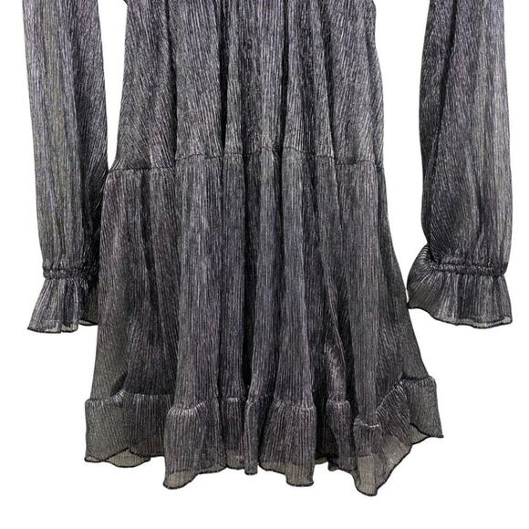 NWT O.P.T Lluvia Dress Silver Medium - Picture 12 of 14